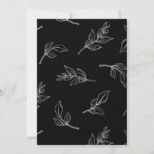 シンプルでおしゃれな結婚式　Save The Date フォト 招待状 (裏面)