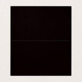 シンプルでおしゃれな黒のモダンなデザイン 名刺 (内部フラット)