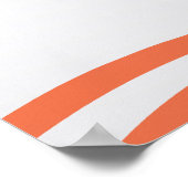 シンプルでおしゃれな エディット可能な ブライダルシャワーの座席表 ポスター (角)