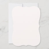 シンプルでかわいい梅の花のウェディング セーブザデート (裏面)