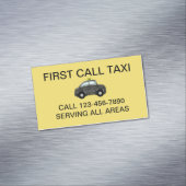 シンプルではっきりしたな税のサービス業カード磁石 マグネット名刺 (インサイチュ)