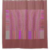 シンプルでインスピレーションを与えるエレガントなホームバスルームパターン シャワーカーテン (正面)