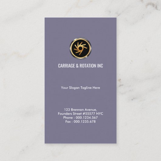 シンプルでエレガントで透明な白人の波CEOの創設者 名刺 (裏面)