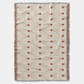 シンプルでエレガントなクリスマスツリー スローブランケット (正面縦)