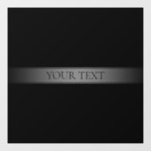 シンプルでエレガントなグラデーションストライプの編集可能な色 ウィンドウサイン (シート)