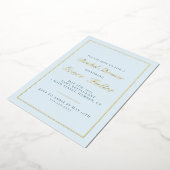 シンプルでエレガントなタイポグラフィーフォイル招待状 箔招待状 (回転した状態)