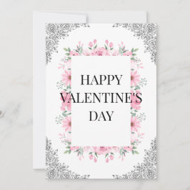 シンプルでエレガントなバレンタインデーのカード | ミニマル カード