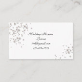 シンプルでエレガントなパールビジネスカード 名刺 (正面)