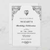 シンプルでエレガントなルネサンス建築 招待状 (正面/裏面)