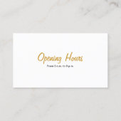 シンプルでエレガントな写真のギフトショップ 名刺 (裏面)