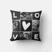 シンプルでエレガントな写真のコラージュ クッション (正面)
