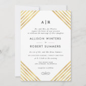 シンプルでエレガントな手書き風の結婚式招待状 招待状 (正面)