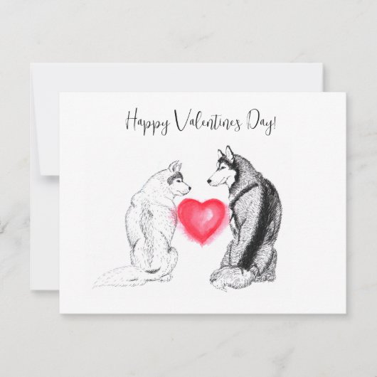 シンプルでエレガントな水彩画です。 カード (正面)