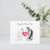 シンプルでエレガントな水彩画です。 カード (スタンド正面)