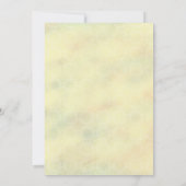 シンプルでエレガントな結婚式のリハーサルディナー 招待状 (裏面)