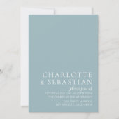 シンプルでエレガントな結婚式 (正面)