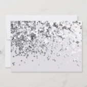 シンプルでエレガントな美意識 輝く私のウェディングパーティー 招待状 (裏面)