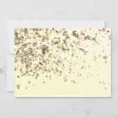 シンプルでエレガントな美意識 輝く私のウェディングパーティ 招待状 (裏面)