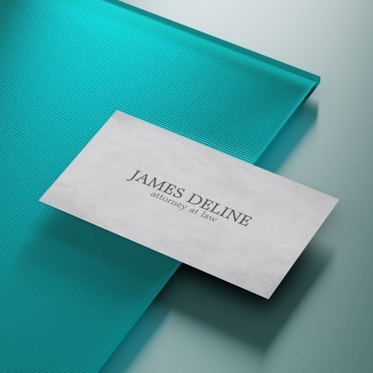 シンプルでエレガントな質の灰色の弁護士 名刺