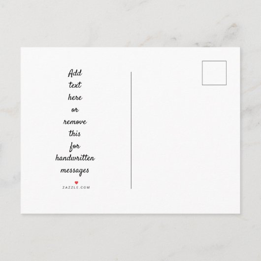 シンプルでエレガントな黒と白の私たちは秘密結婚しました 案内ポストカード (裏面)