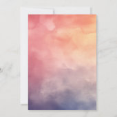 シンプルでエレガントな21歳の誕生日パーティー 招待状 (裏面)