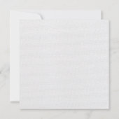 シンプルでエレガントなSave the Date招待状 (裏面)