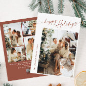 シンプルでエレガント、スタイリッシュ　５枚の写真でつづるクリスマスグリーティング シーズンカード