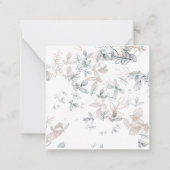 シンプルでエレガント ノートカード (裏面)