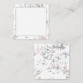 シンプルでエレガント ノートカード (正面/裏面)