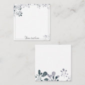 シンプルでエレガント ノートカード (正面/裏面)