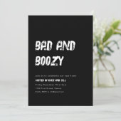 シンプルでカジュアルなお酒の会の招待状 招待状 (スタンド正面)