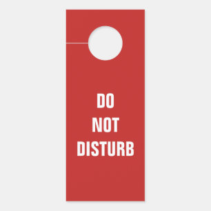 シンプルでカスタムな文字の二重側のドア・ハンガー ドアノブサイン