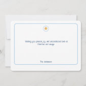 シンプルでカラフルなクリスマスツリーのクリスマスカード (裏面)