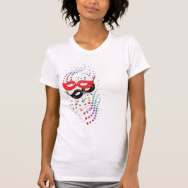 シンプルでカラフルなマスクデザイン Tシャツ