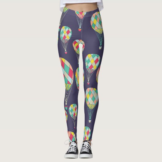 シンプルでカラフルな熱気は|のレギンスを風船のようにふくらませます レギンス (正面)