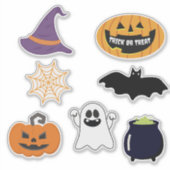 シンプルでクールなハロウィン シール (正面)