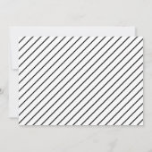 シンプルでシックな写真卒業発表/金ゴールド 案内状 (裏面)