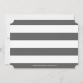 シンプルでタイムレスなフォト結婚式招待状 招待状 (裏面)