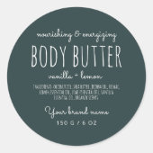 シンプルでミニマルなパッケー ラウンドシール (正面)