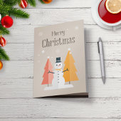 シンプルでモダンなクリスマスグリーティングカード。 シーズンカード