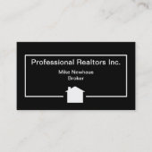 シンプルでモダンな不動産のデザイン 名刺 (正面)
