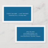 シンプルでモダンな学生の名刺 コーリングカード (正面/裏面)