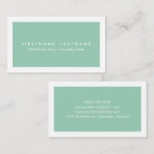 シンプルでモダンな学生の名刺 コーリングカード (正面/裏面)