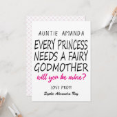 シンプルでモダンな教母の提案 カード (正面/裏面インサイチュ)