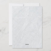 シンプルでモダンな植物のホリデー写真 シーズンカード (裏面)