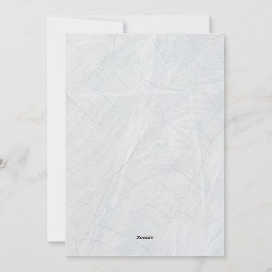 シンプルでモダンな植物のホリデー写真 シーズンカード (裏面)