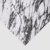 シンプルでモダンな白黒大理石の石 薄葉紙 (詳細)