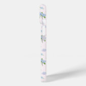 シンプルで上品な水彩アジサイの花 Case-Mate iPhoneケース (裏面 / 左)