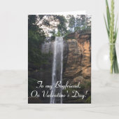 シンプルで冒険的な、彼氏へのバレンタインカード カード (正面)