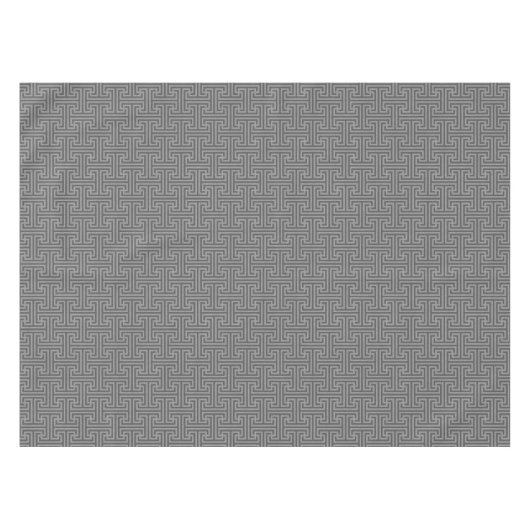 シンプルで幾何学的な形 テーブルクロス (正面(横))